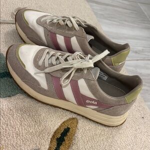 Gola  Sneakers - White, Pink, and Gray